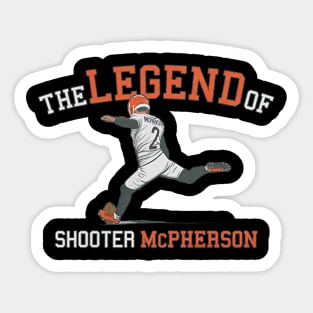 Evan McPherson The Legend Of Shooter McPherson Sticker